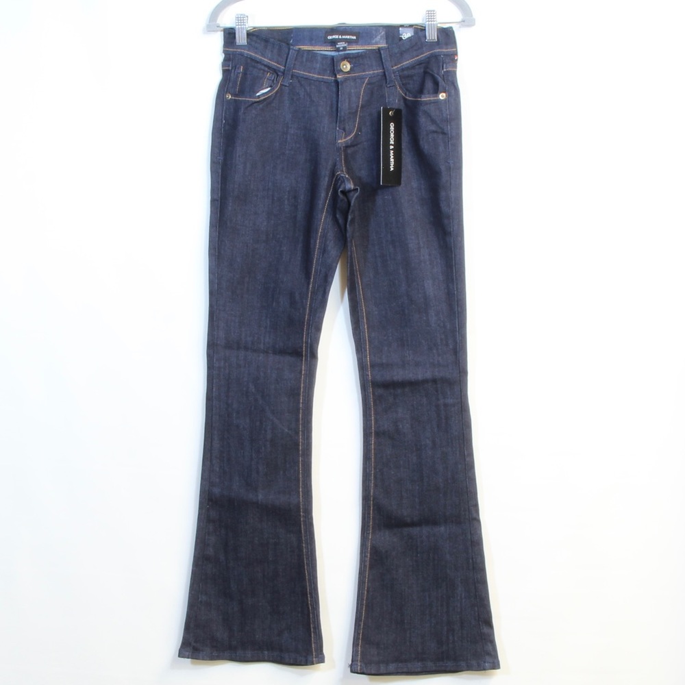 George & Martha L433 Courtney Flare Leg Jeans with 30 inch waist/ 31 inseam NWT